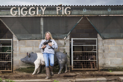 Tracy Mackness, owner of Giggly Pigfarm