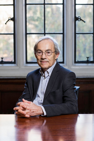 Sir Christopher Pissarides, Cypriot economist, nobel prize winner and Professor LSE, photographed London School of Economics. London, UK, Europe
